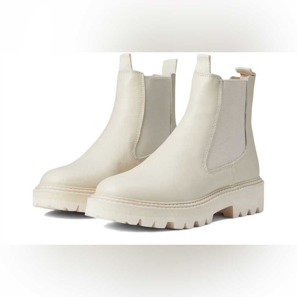 Dolce Vita Moana H2O Women’s Size 9 Cream Off White Boots Waterproof